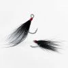 S&S Bucktails Dressed Inline Hooks Color Black 1 S&S Bucktails Dressed Inline Hooks Color Black -Baits + Lures Sales image 145