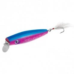 Tsunami Timber Lure Flat Nose Swimmer Plugs Color Blue/Pink Flash/White Belly -Baits + Lures Sales image 180