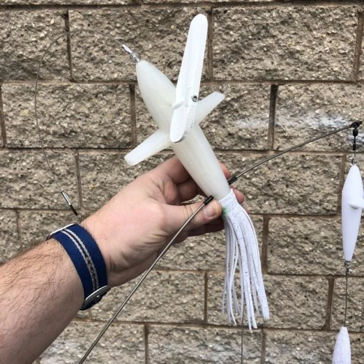 ChatterLures Side Tracker Spreader Bar Color Blue/White 8 ChatterLures Side Tracker Spreader Bar Color Blue/White - Image 6