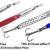 Tsunami Slimwave Lures Color Chrome w/ Green Prism 1 Tsunami Slimwave Lures Color Chrome w/ Green Prism -Baits + Lures Sales image 215