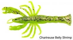 Berkley Gulp! Ghost Shrimp Color Chartreuse Belly Shrimp
