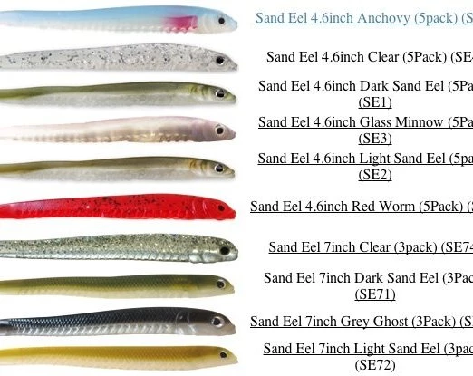 Hogy Sand Eels 4 Hogy Sand Eels - Image 2