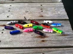 Joe Shute Bluefin Series Lures Color Green Head w/ Green/White Hair -Baits + Lures Sales image 263