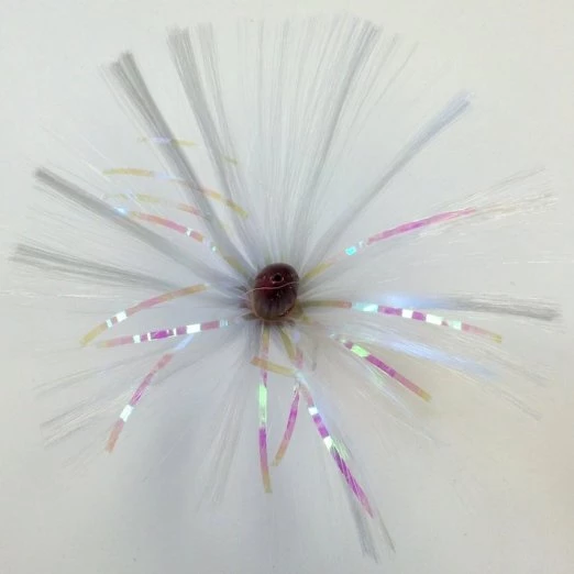 Joe Shute The Deep Six Lures Color Glow Head w/ Crystal hair w/pearl mylar 8 Joe Shute The Deep Six Lures Color Glow Head w/ Crystal hair w/pearl mylar - Image 6