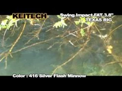 Keitech Fat Swing Impact Swimbaits Color Black -Baits + Lures Sales image 312