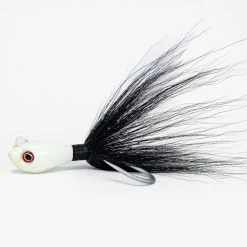 S&S Bucktails John Skinner Swing Hook Fluke Bucktails Color Blue Fuze