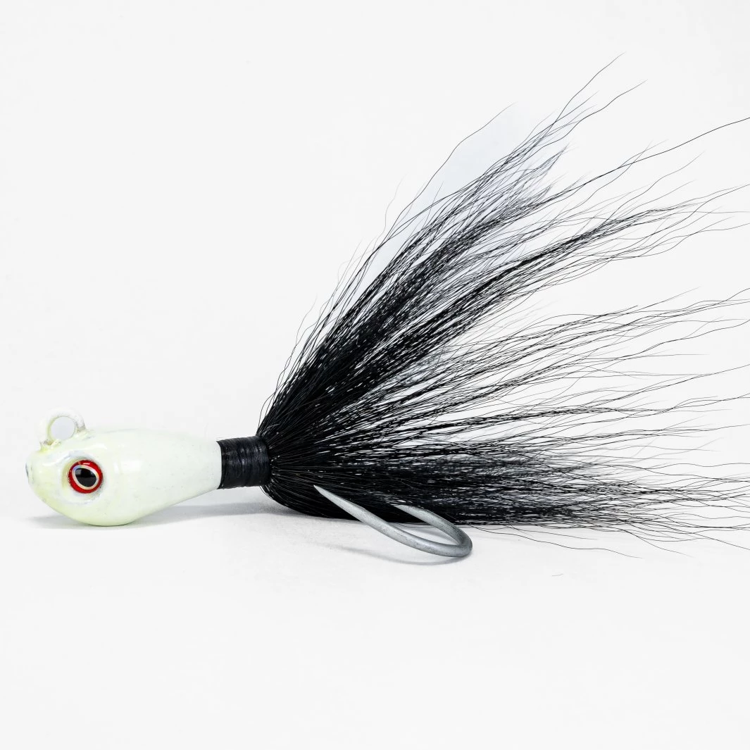 S&S Bucktails John Skinner Swing Hook Fluke Bucktails Color Blue Fuze 3 S&S Bucktails John Skinner Swing Hook Fluke Bucktails Color Blue Fuze