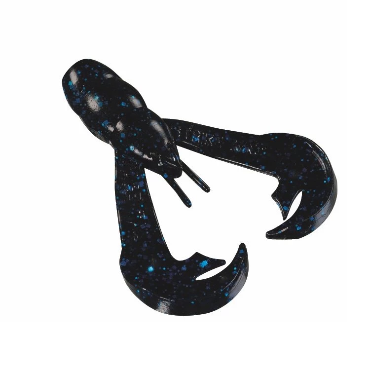 Strike King Rage Tail Chunk Color Black Blue Flake 3 Strike King Rage Tail Chunk Color Black Blue Flake