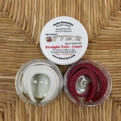 Otter Straight Tails - Short Color Red