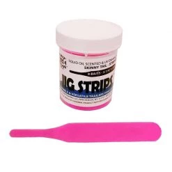 Fat Cow Skinny Tails Jig Strips Color Bubble Gum