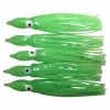 Run Off Lures Pro Glow Squid Skirts Color Green -Baits + Lures Sales image 416