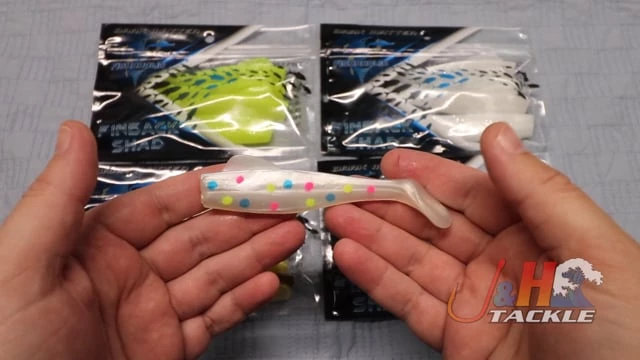 Dark Matter Fishaholic Finback Shad Color Gray Over Silver/Silver Flake 4 Dark Matter Fishaholic Finback Shad Color Gray Over Silver/Silver Flake - Image 2