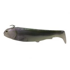 Optimum Baits 9" Thumper Tail Swimbaits Color Ghost Minnow