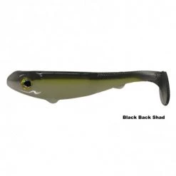 Fringe Tackle 7" SW Swimbaits Color Black Back Shad