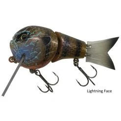 Tater Hog Hoochiemomma Wake Bait Color Electic Gill