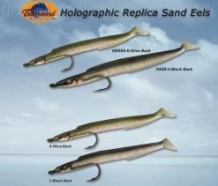 Tsunami Holographic Replica Sand Eels Color Black Back