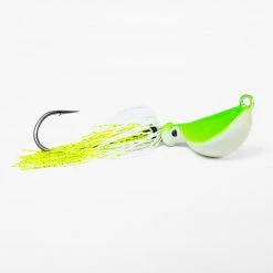 S&S Bucktails Raging Rattler Color Chartreuse/Glow